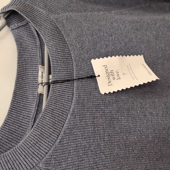 Stella and Dot Light Weight Crewneck Sweater L - Picture 4 of 6